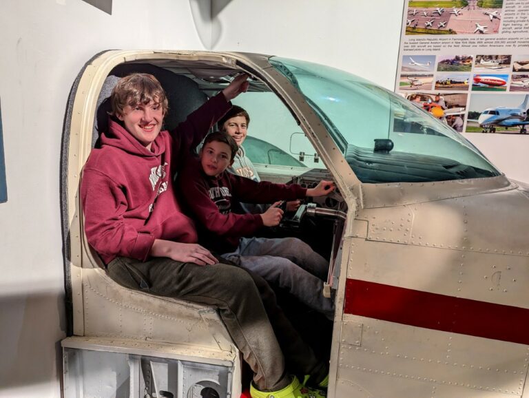 North Shore students visit the Cradle of Aviation