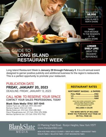 Media Kit Guide to Long Island Restaurant Week