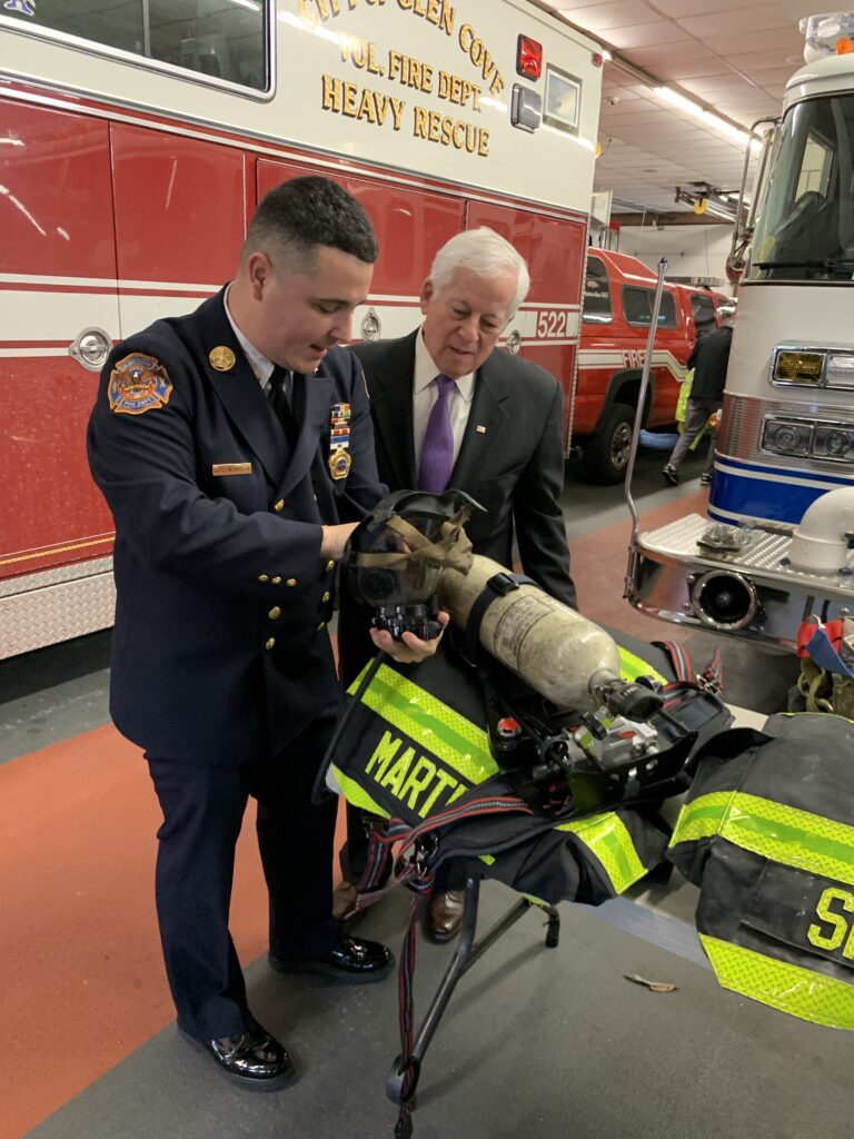 Glen Cove Fire Department buys new life-saving equipment with grant from state Assemblymember Lavine