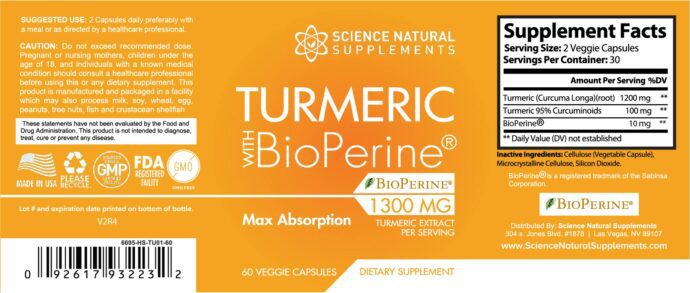 Turmeric With BioPerine