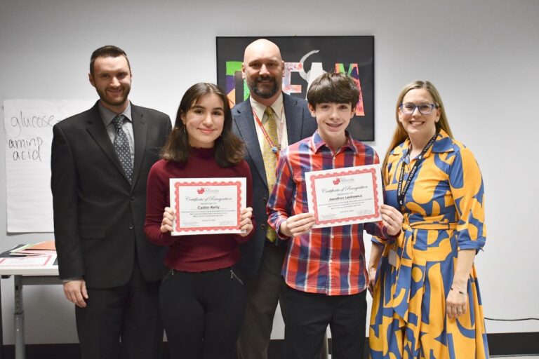 Mineola recognizes students accepted to join NYSBDA Honor Bands