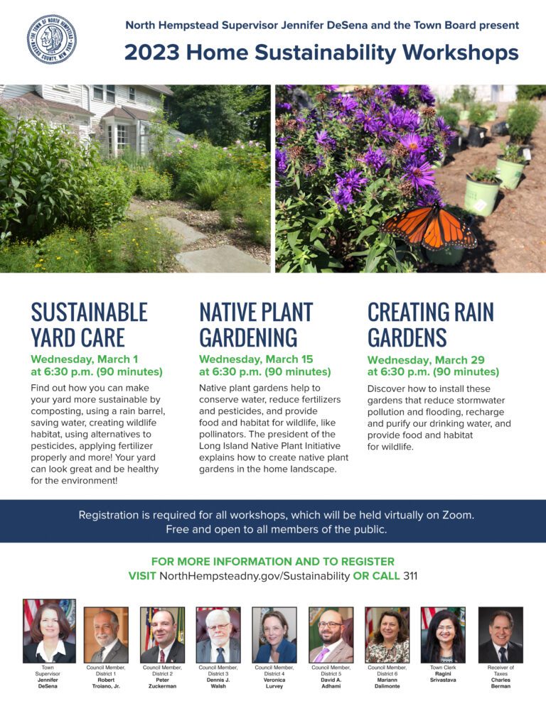 Town announces 2023 home sustainability workshops and rain barrel and composter sales