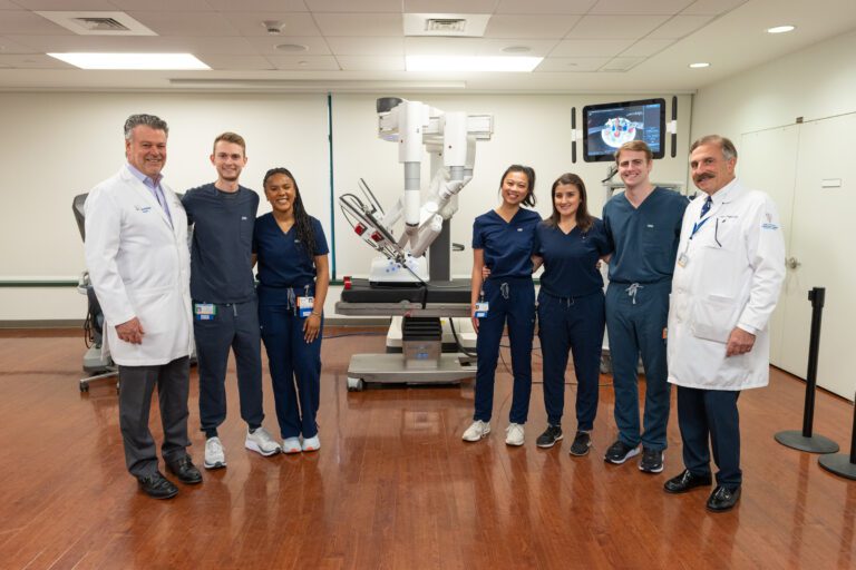 Second-year med students learn robotic surgery skills reserved for advanced level residents