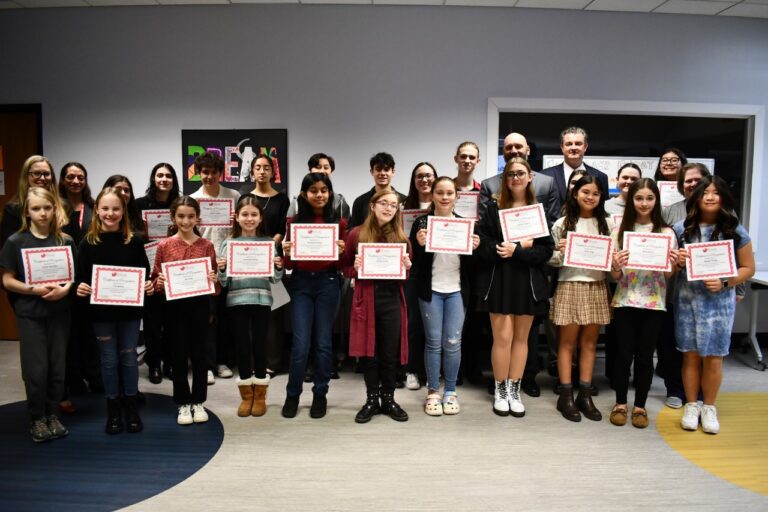 Mineola All-County honorees recognized by board of education