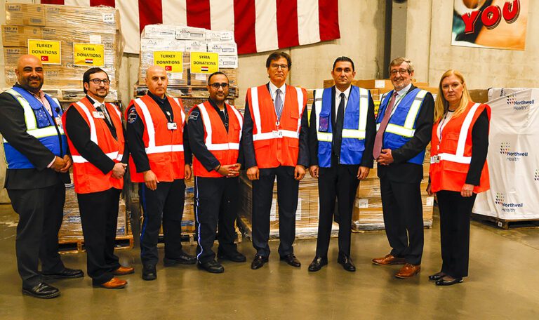 Northwell donates relief supplies to Turkey and Syria to aid in recovery
