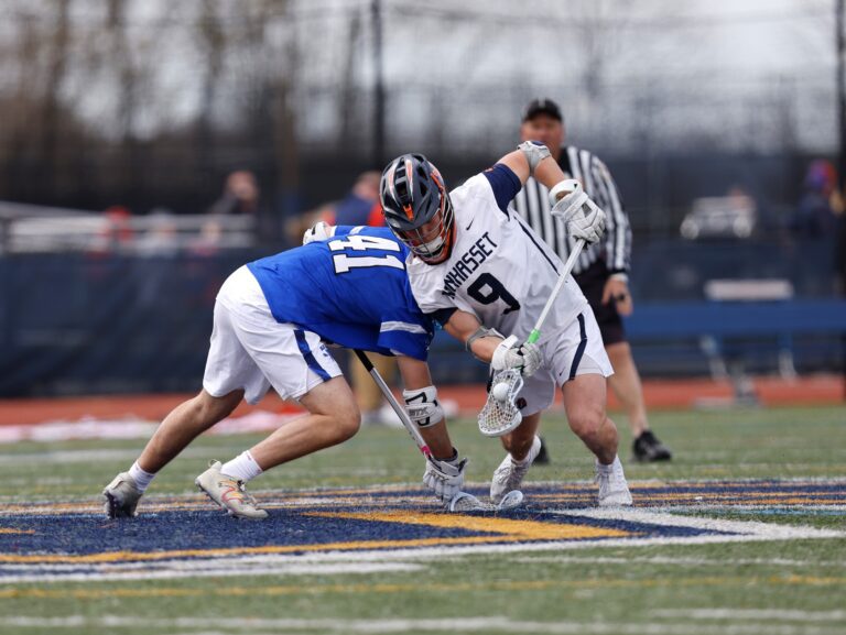 Manhasset lacrosse’s Girard a faceoff master, but that’s not all he is
