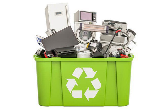 eWaste recycling event at the Great Neck Library
