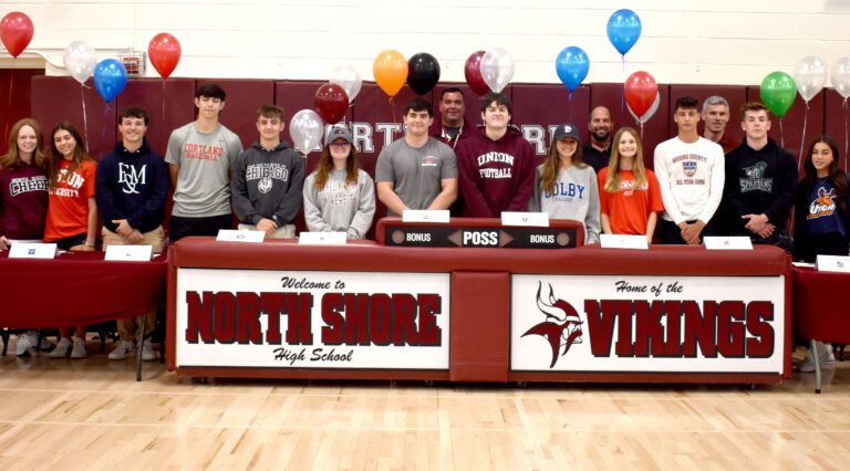 12 North Shore High School athletes sign National Letters of Intent