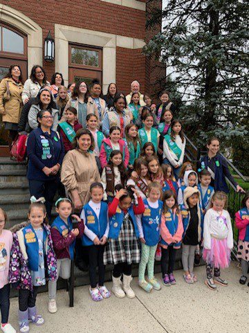 Girl Scouts of Floral Park celebrate Girl Scout Sunday