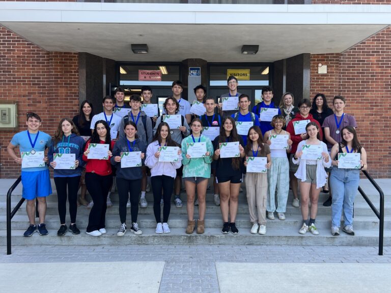 Outstanding achievements in National High School language exams celebrated at Paul D. Schreiber High School