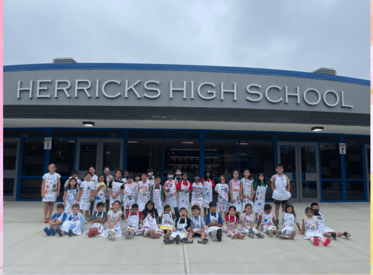 Herricks elementary students enjoy art camp