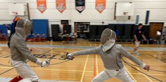 Great Neck South girls fencing