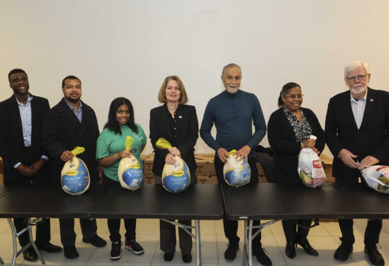 Town hosts Thanksgiving turkey giveaway at ‘Yes We Can’ Community Center