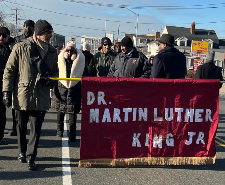 Legislator Davis Commemorates Martin Luther King Day at Hempstead Village March   