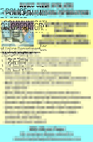 PART TIME POLICE  COMMUNICATION OPERATOR