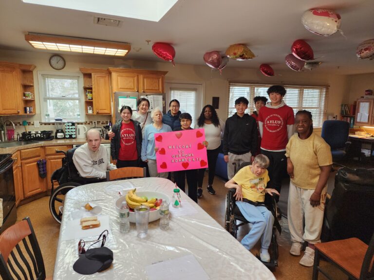 Roslyn teens AYLUS chapter bring smiles to Cerebral Palsy Nassau residential homes