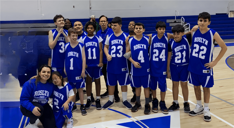Roslyn Challenger basketball team hosts first home game