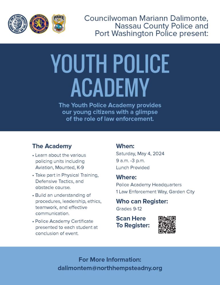 Youth police academy for high school students