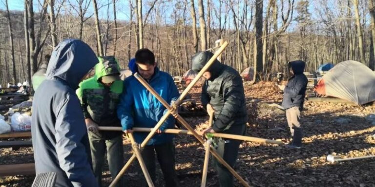 Boy Scout Troop 10’s spring camping at Allamuchy Scout Reservation